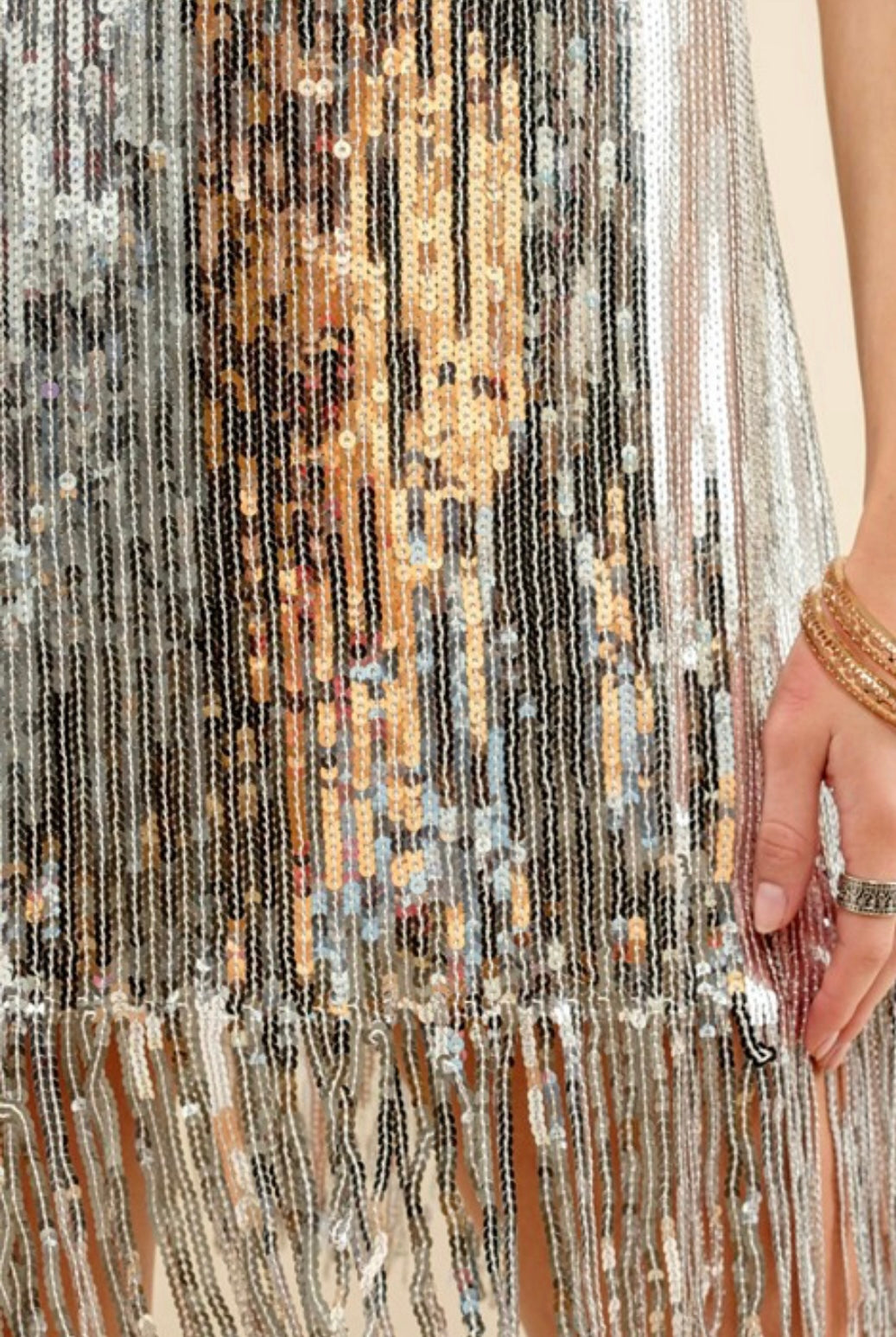 get in the groove silver sequin fringe bodycon dress Turtleneck Long Sleeve Lace Party Dresidi Sexy Club Bandage Bodycon Dr –  justforyou66
